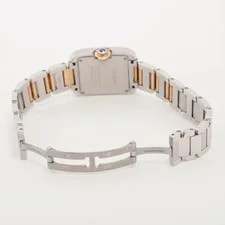 Cartier Tank Anglaise SM W5310046 Ss×yg QZ Silver-Face 1 Extra Link 4