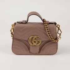Gucci — Gucci GG Marmont Mini Top Handle 547260 155220779 [P] — Handbag — resale