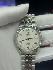 Tudor 1926 m91550 Auto 39mm Sliver Dial Gold Number Warrant Card 2