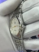 Tudor 1926 m91550 Auto 39mm Sliver Dial Gold Number Warrant Card 3