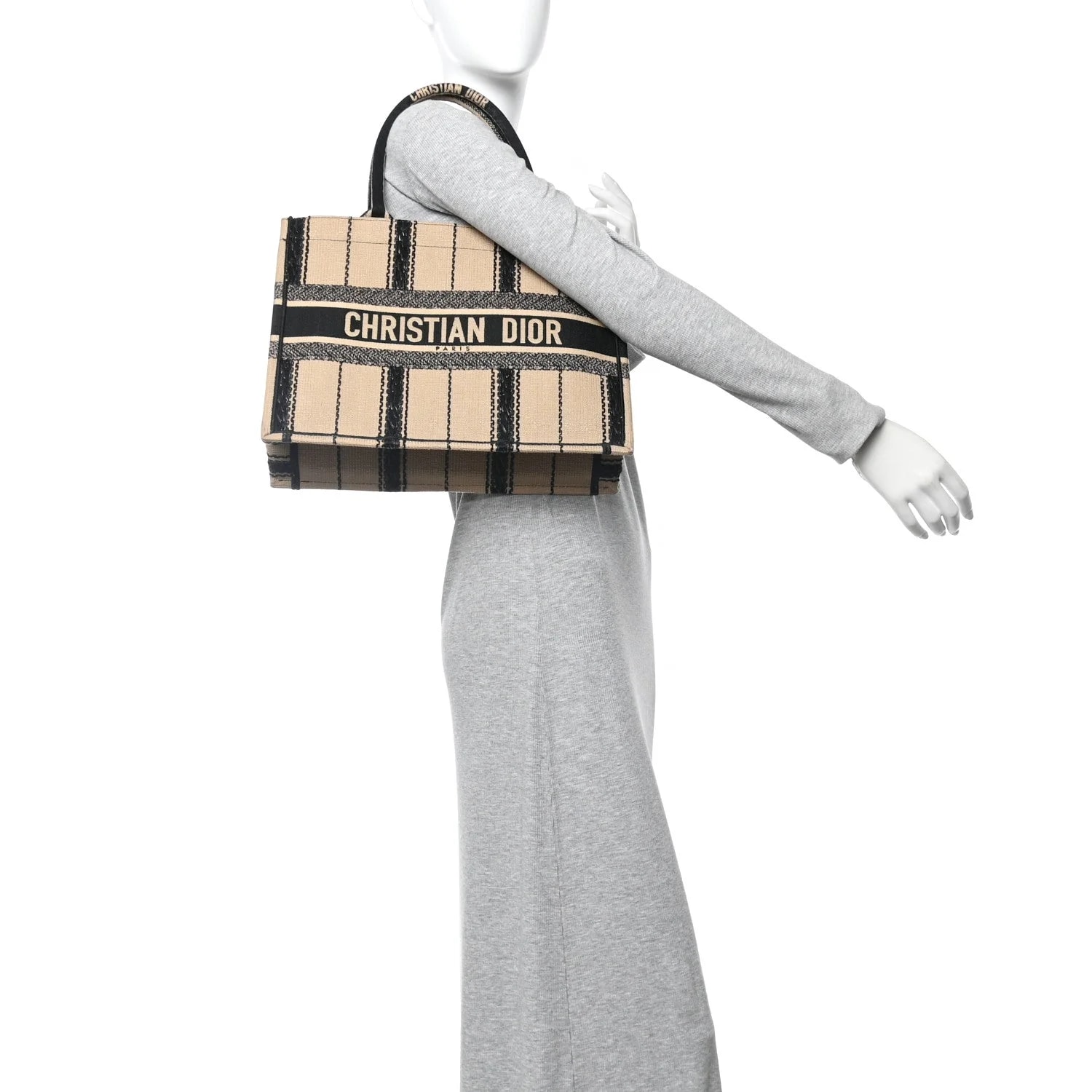 Embroidered Medium Bayadere Book Tote 2