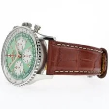 Breitling Navitimer B01 Chronograph 41mm Green Dial Stainless Steel AB0139 3