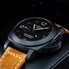 Panerai Luminor 1950 3 Days GMT Automatic 44mm Black Dial PAM01441 Complete 3
