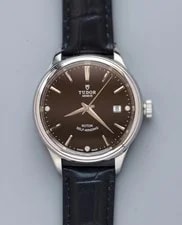 Tudor — Tudor Black Dial Style M12500-0004 Automatic 38mm Date — Watch — resale