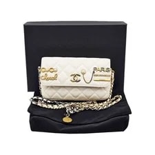 Chanel AP2509 Strass Signature Flap Chain Crossbody 31 123364342 3