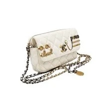 Chanel AP2509 Strass Signature Flap Chain Crossbody 31 123364342 4