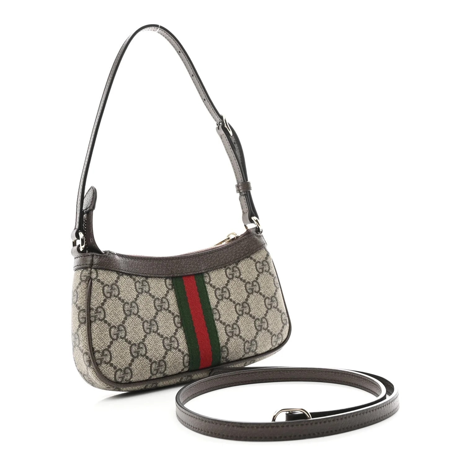 Monogram Textured Dollar Web Mini Ophidia New Acero 2
