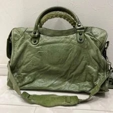 Balenciaga the City 2-way 115748 Auth Y2K W/ Dust 4
