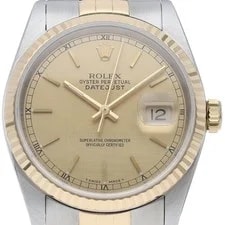 Rolex — Rolex Datejust 16233(S) Gold 36mm Champagne Dial Automatic #LPW957 — Watch — resale