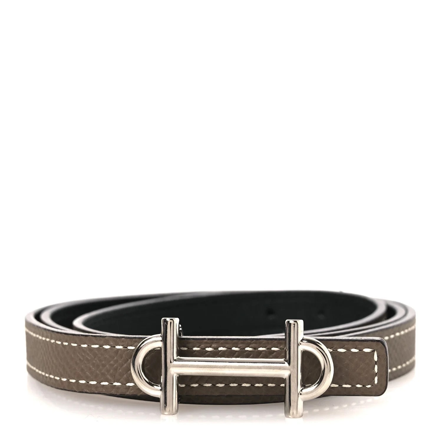 Hermès — 13mm Gamma Belt 75 30 Etoupe — Accessory — resale