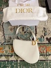 Dior — Christian Dior Trio Zipper Saddle Small Logo Crossbody — Handbag — resale