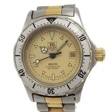 Tag Heuer — TAG Heuer Professional 2000 S SS GP Quartz Gold Dial 974.008 Fr — Watch — resale