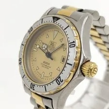 TAG Heuer Professional 2000 S SS GP Quartz Gold Dial 974.008 Fr 3