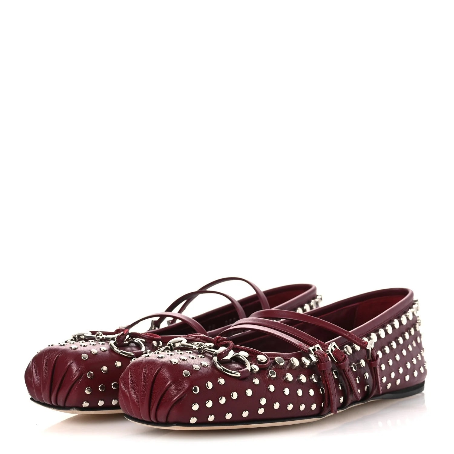 Carmaque Studded Horsebit Ballet 39 Ancora 4