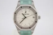 NEW Audemars Piguet Royal OAK Steel Silver Dial 41MM REF: 15500ST.OO.1220ST.04 3