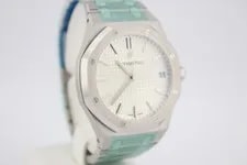 NEW Audemars Piguet Royal OAK Steel Silver Dial 41MM REF: 15500ST.OO.1220ST.04 4
