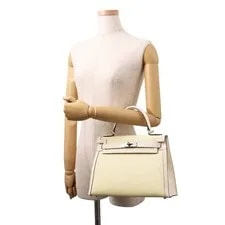 Hermes Kelly Sellier Size 28 / Nata / Citron 4