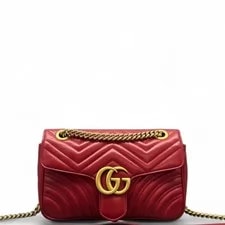 Gucci — Gucci Chevron Small GG Marmont (qy060226e7r) — Handbag — resale