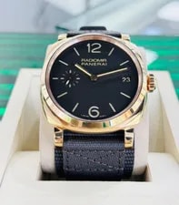 Panerai Radiomir 1940 3 Days PAM00515 47mm 18k Rose Gold Tobacco Brown Sandwich 2