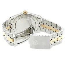 Tudor Prince Date 74033 Yellow Gold SS Combination Champagne Dial Watc 3