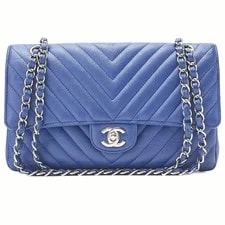 Chanel — Chanel V Stitch Double Flap Chain 837906 — Handbag — resale