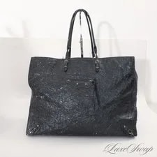 Balenciaga le City Textured Arena Distressed 2