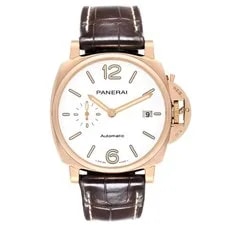 Panerai Luminor Due Rose Gold Ivory Dial PAM01042 Box Card 2
