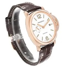 Panerai Luminor Due Rose Gold Ivory Dial PAM01042 Box Card 3