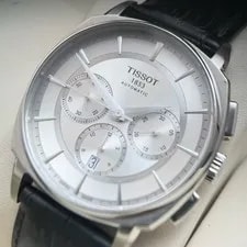 Tissot T-lord T059.527.16.031.00 Auto 42mm Silver Dial 3-Eye Chrono 2