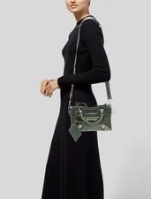 Balenciaga Neo Classic Mini Embossed Crossbody City 4