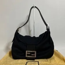 Fendi — Fendi Mamma Baguette Cotton Zipper — Handbag — resale