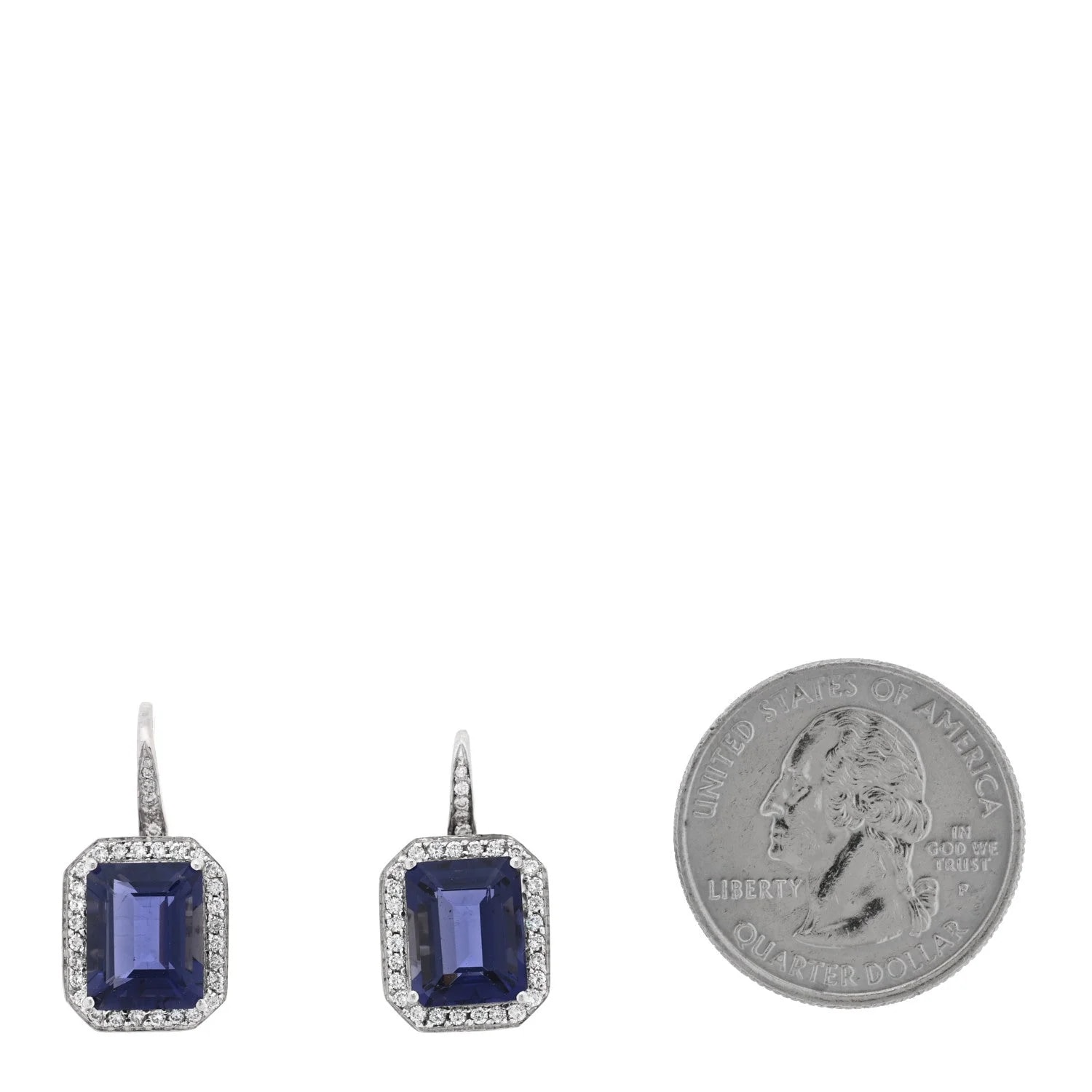 18K White Gold Iolite 2