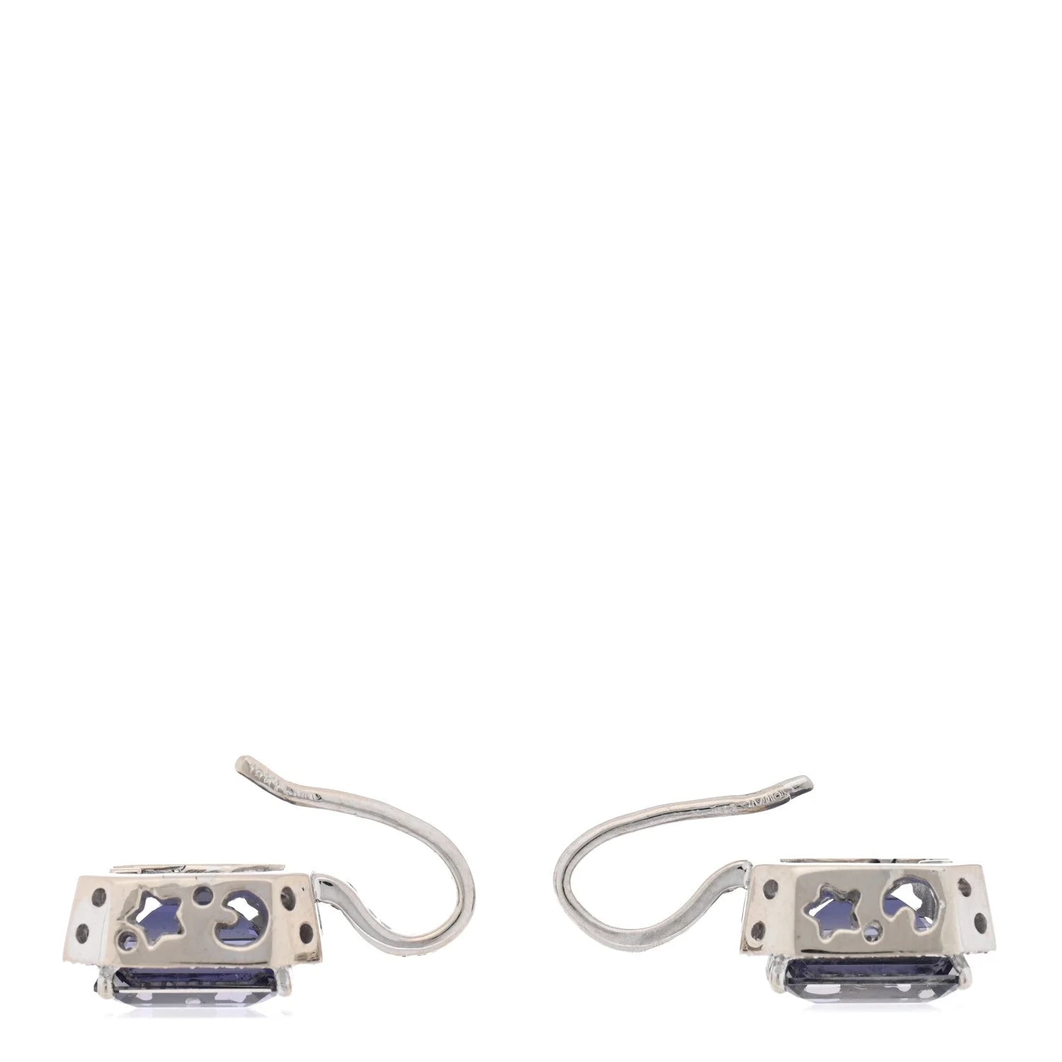 18K White Gold Iolite 3