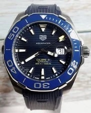 TAG Heuer — TAG Heuer WAY201B.FT6150 Aquaracer 43mm Blue Dial — Watch — resale