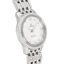 Omega de Ville 424.15.24.60.52.001 Quartz 24mm Silver Stainless Steel Diamond 3