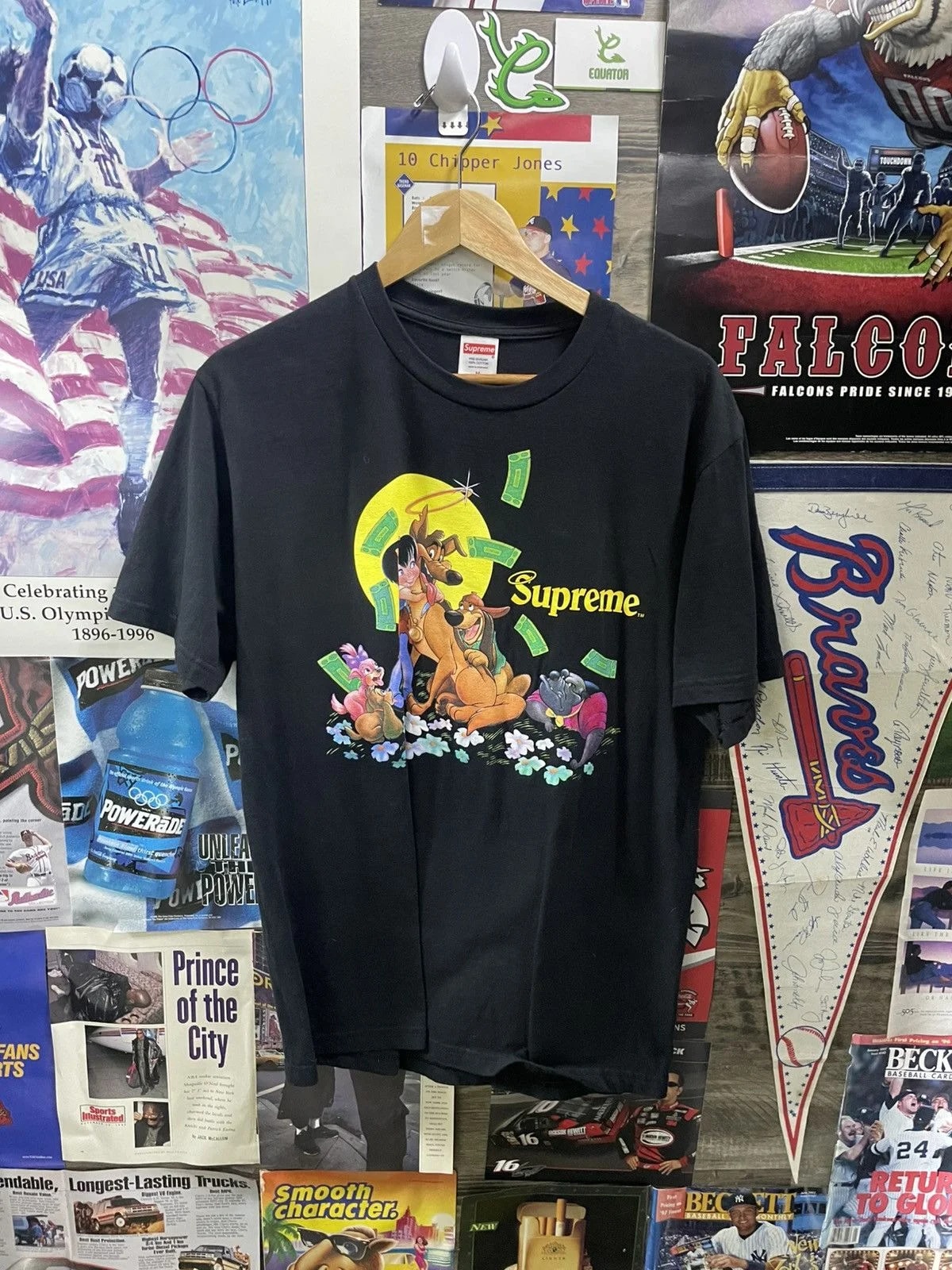 Supreme — M - Supreme "All Dogs Go To Heaven" Tee — streetwear — resale
