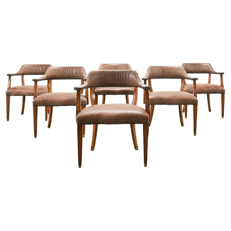 Ralph Lauren — Set of Six Ralph Lauren Hither Hills Studio Dining Armchairs — Furniture — resale