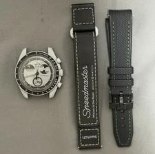 Swatch X Omega Bioceramic Moonswatch 42mm Mission To Earthphase (Box/Papers) 2