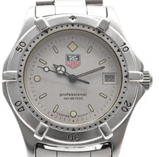 Case TAG Heuer 2000 962.213 Gray Dial Silver Quartz Watch 2