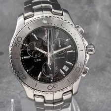 Tag Heuer Link Cj1110 Chronograph Quartz Ss 4