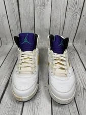 Air Jordan — Air Jordan 5 Retro LS Grape 2006 Size 11.5 314259-131 Cracked Midsole Read — Sneaker — resale