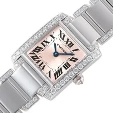 Cartier Tank Francaise SM WE1013SC Watches Side Diamond K18WG 3