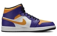 [DQ8426-517] -- Air Jordan 1 Mid 'Lakers ' 2