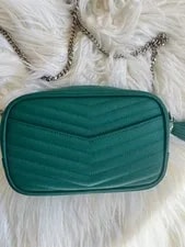 Saint Laurent Mini Lou Camera -Chevron Grain de Poudre 4