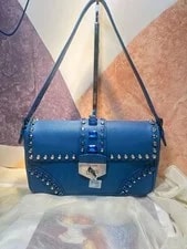 Prada — Auth Prada Bright Rivet Flap — Handbag — resale