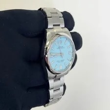 Rolex Oyster Perpetual 41mm Custom Turquoise Dial Ref 3
