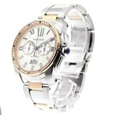 Cartier Calibre DE W7100042 43mm SS Silver #C1778 2