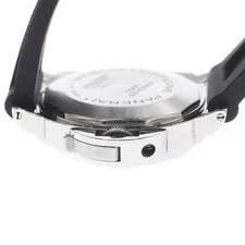 Panerai Luminor Marina PAM00104 44mm SS Black Dial Rubber Strap Date #C316 4