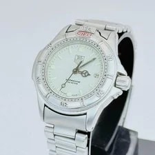 Tag Heuer — Excellent TAG Heuer Professional 4000 Series 999.708 Date 3 Hand Quartz — Watch — resale
