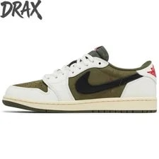 Air Jordan — X Air Jordan 1 Low OG Medium DM7866-200 Reverse Swoosh — Sneaker — resale